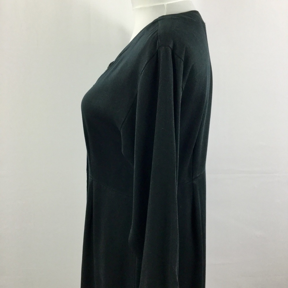 Vintage KIKO COMFORT CLOTHING Empire Waist Maxi Shirt Dress 100% Tencel Size S - Picture 5 of 16